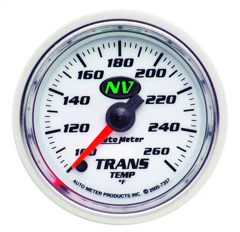 Autometer 7357 Digital Stepper Motor Transmission Temperature Gauge (2-1/16", 100–260°F, Night Vision) 1