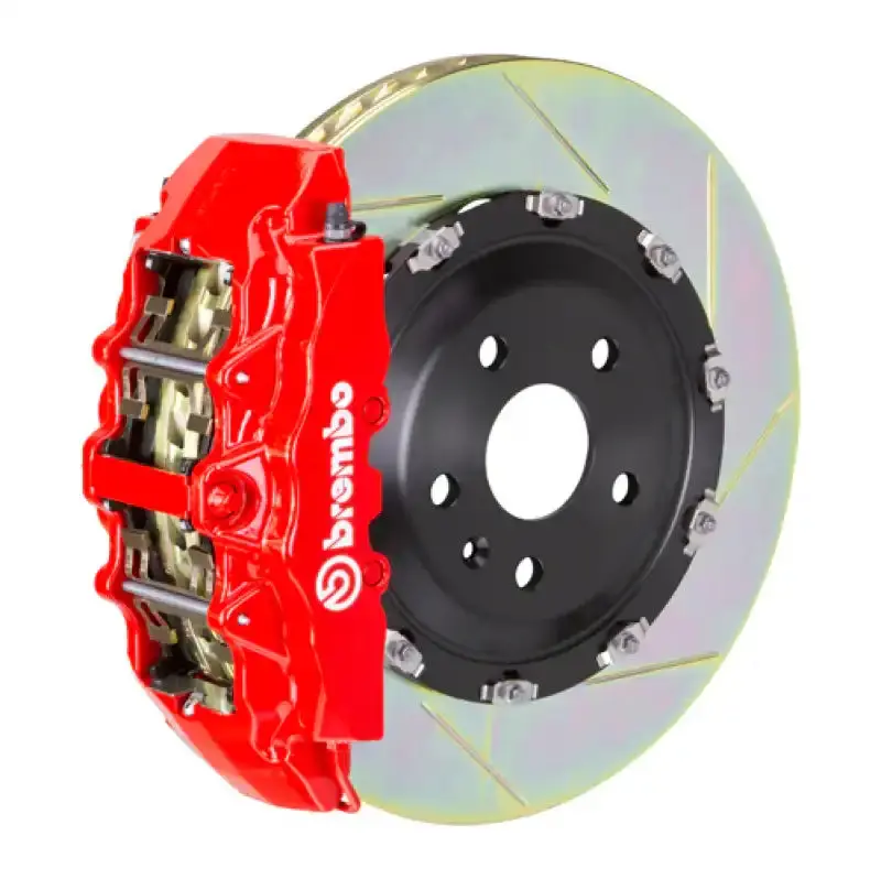 Brembo Gt Big Brake Kit For 2022+ Toyota Land Cruiser And Lexus Lx600 – Front 6-Piston Calipers With Slotted 380X34Mm Two-Piece Rotors (Red Finish) 1