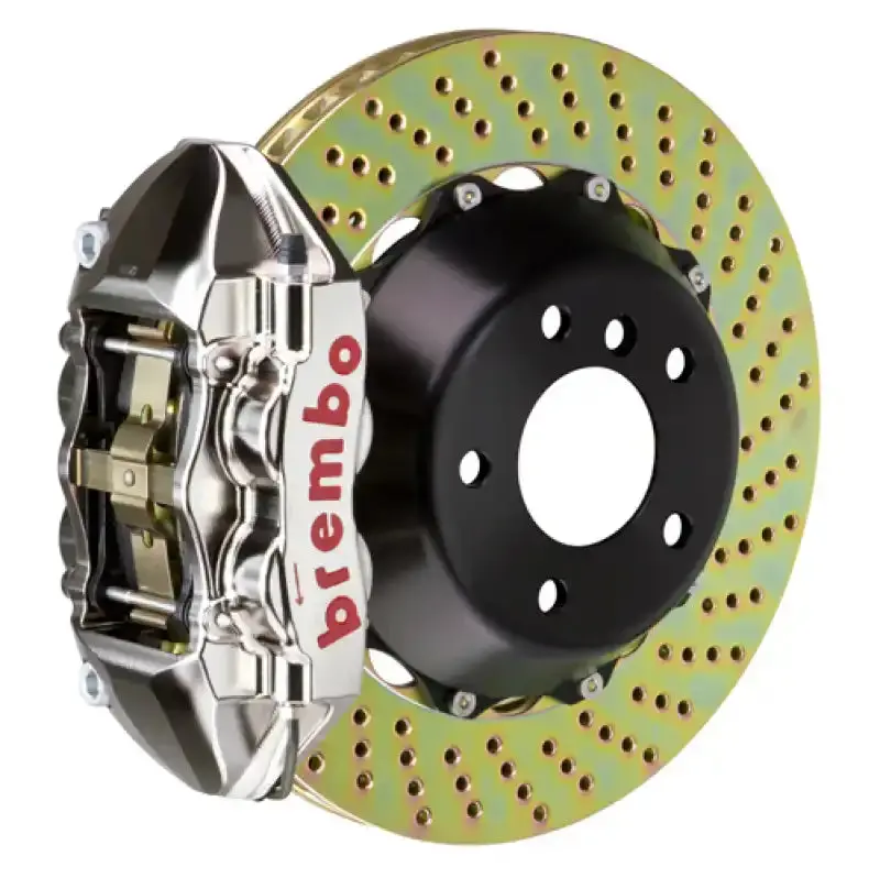 Brembo Gtr Big Brake Kit – Front 4-Piston Calipers With Drilled 345×28Mm Two-Piece Rotors For Scion Fr-S, Toyota 86 & Brz (2012–2020) 1