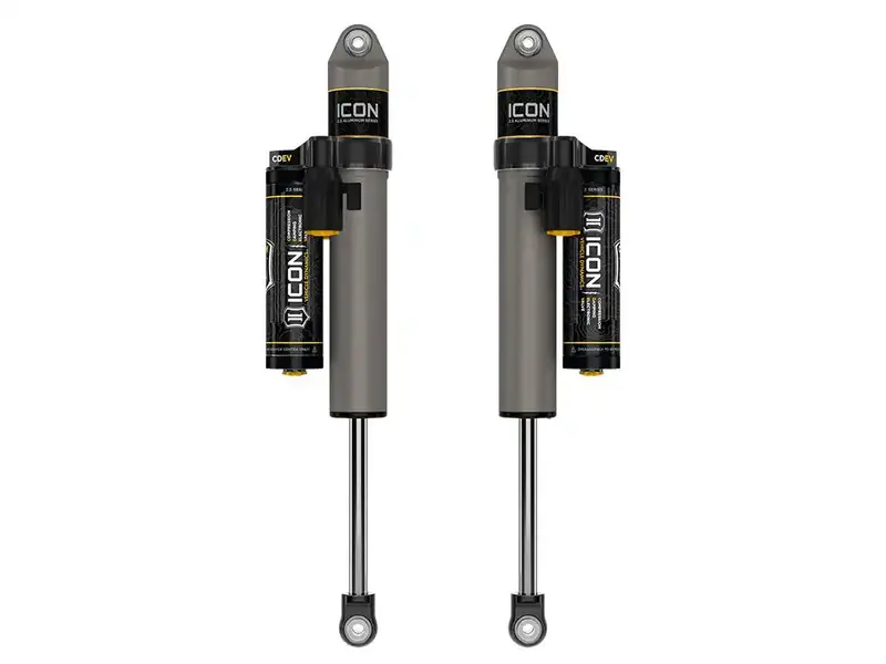 Icon Frdk_37705Ep Rear 2.5 Vs Coilover Shocks – 0–3 Inch Lift, Cdev Adjustability, Fits 2017+ F-Series Diesel 1
