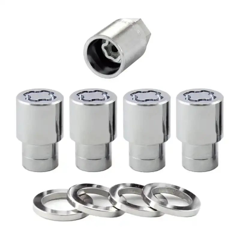 Mcgard Chrome Wheel Lock Nut Set – 4-Pack, 1/2-20 Thread, 13/16" Hex, 1.38" Length 1