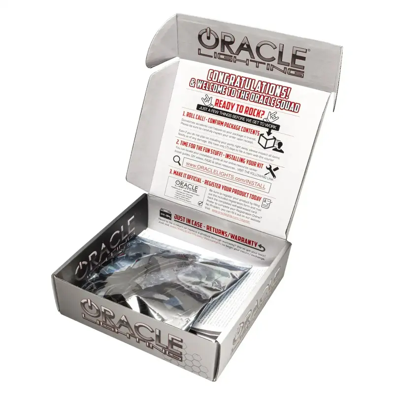 Oracle Lighting 1270-333 Waterproof Colorshift Led Fog Light Halo Kit With Rgb Control 1