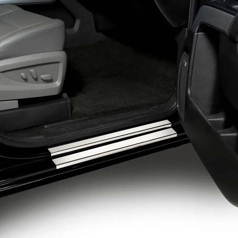 Putco 95146 Stainless Steel Door Sill Protector Set – For 2021–2026 Ford F-150 Regular And Extended Cabs 1