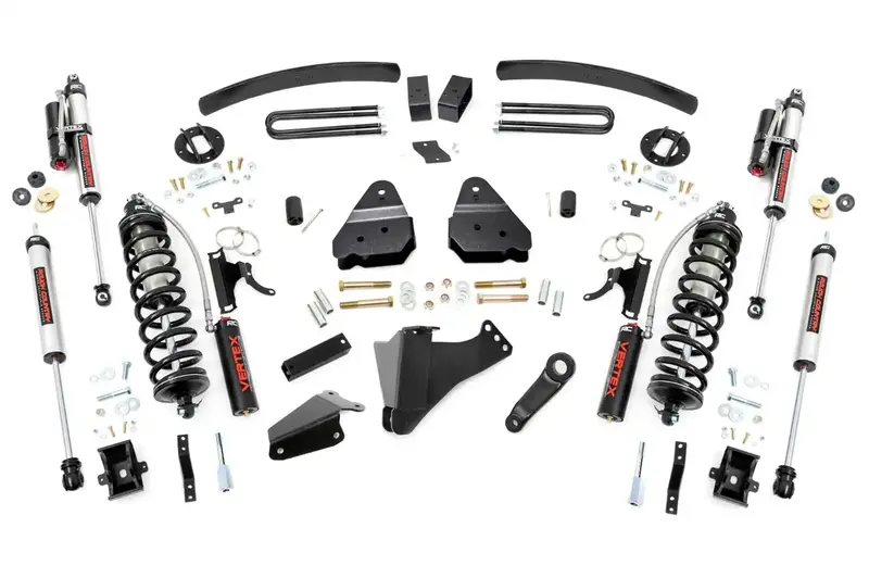 Rough Country 6-Inch Coilover Conversion Lift Kit – Vertex Gas Shocks Included 1
