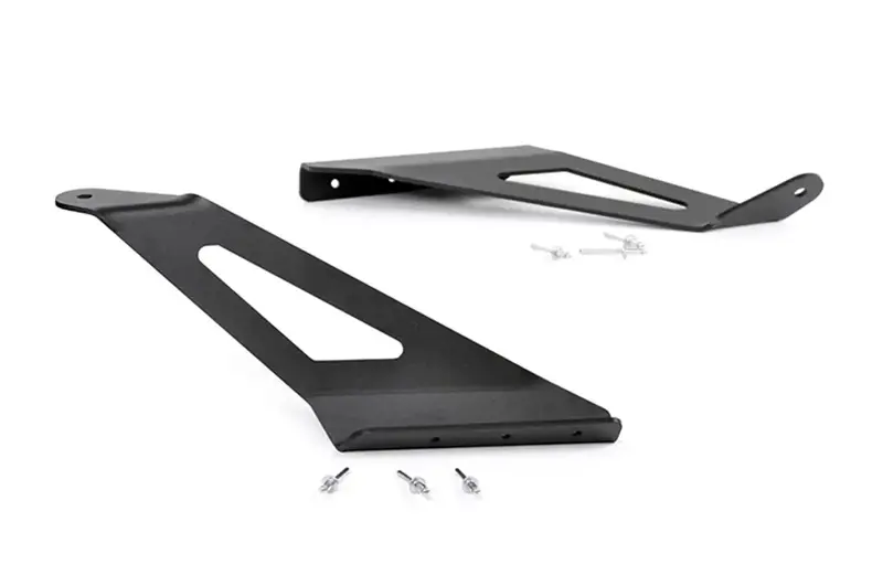 Rough Country Led Light Bar Mounting Brackets – Windshield-Specific Bracket Set 1