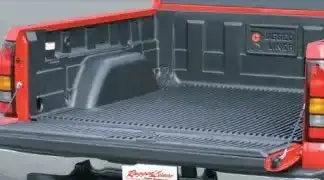 Rugged Liner F55A15 Drop-In Bed Liner With Under-Rail Support – Black Hdpe 1