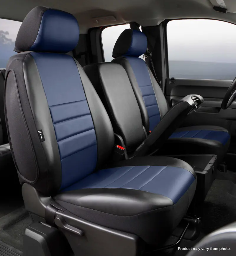 Sl60 Series Leatherlite Seat Covers – Custom-Fit Front Cover In Blue (Fia Sl67-42) 1