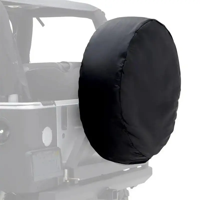 Smittybilt 773535 Large Spare Tire Cover For 33–35 Inch Off-Road Tires – Black Diamond Texture 1