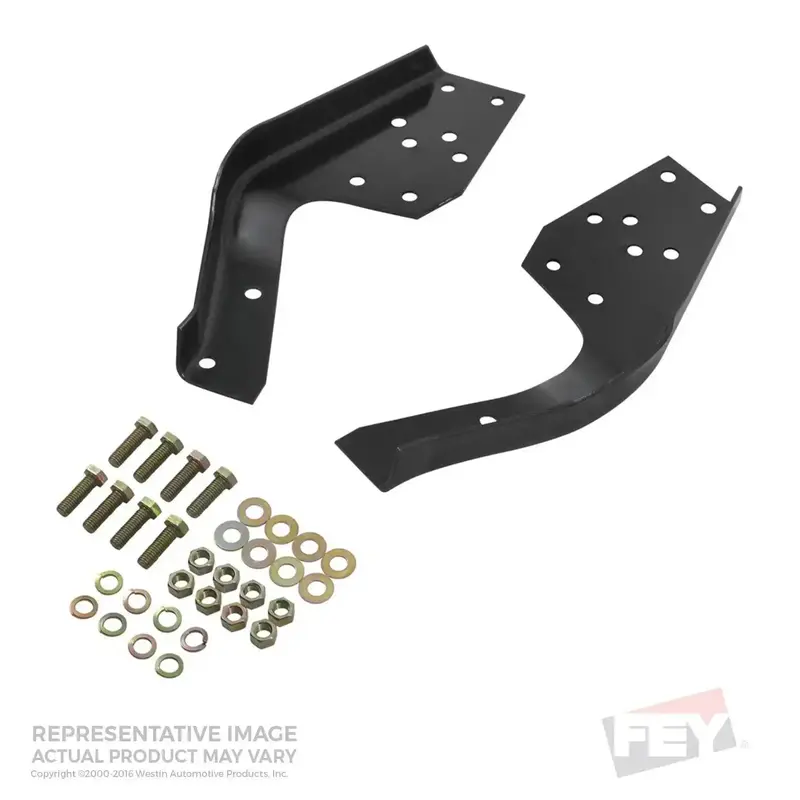 Westin Universal Bumper-Mount Bracket Kit (Model 92400) 1
